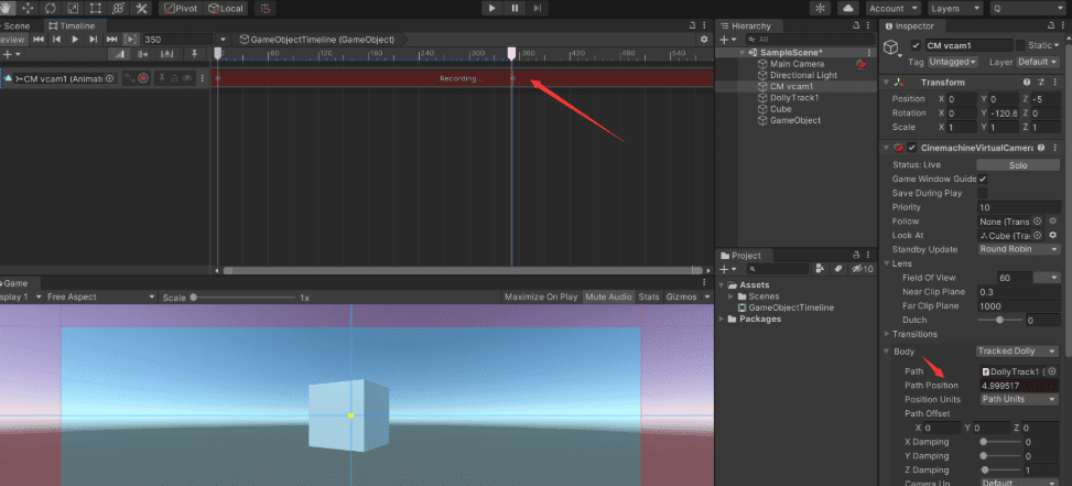 图片[18]-Unity3d Cinemachine篇（二）— Dolly CamerawithTrack-琢码斋